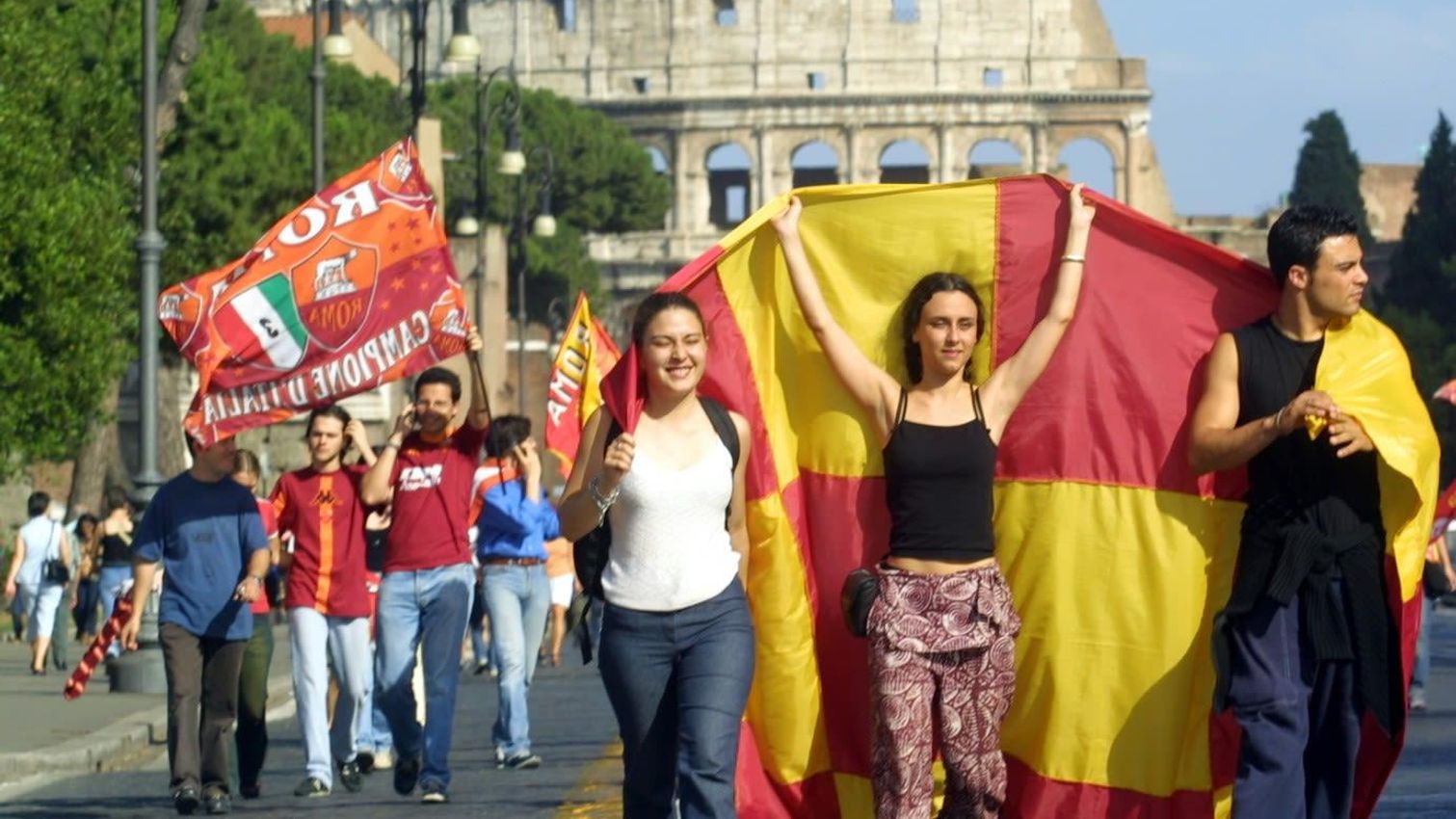 As Roma Gallery Image - 17 giugno 2001: la festa in 20 immagini straordinarie