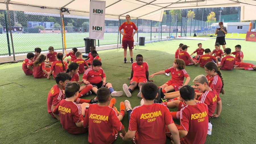 First week of the AS Roma Sustainability Social Camps for children in fragile conditions concludes