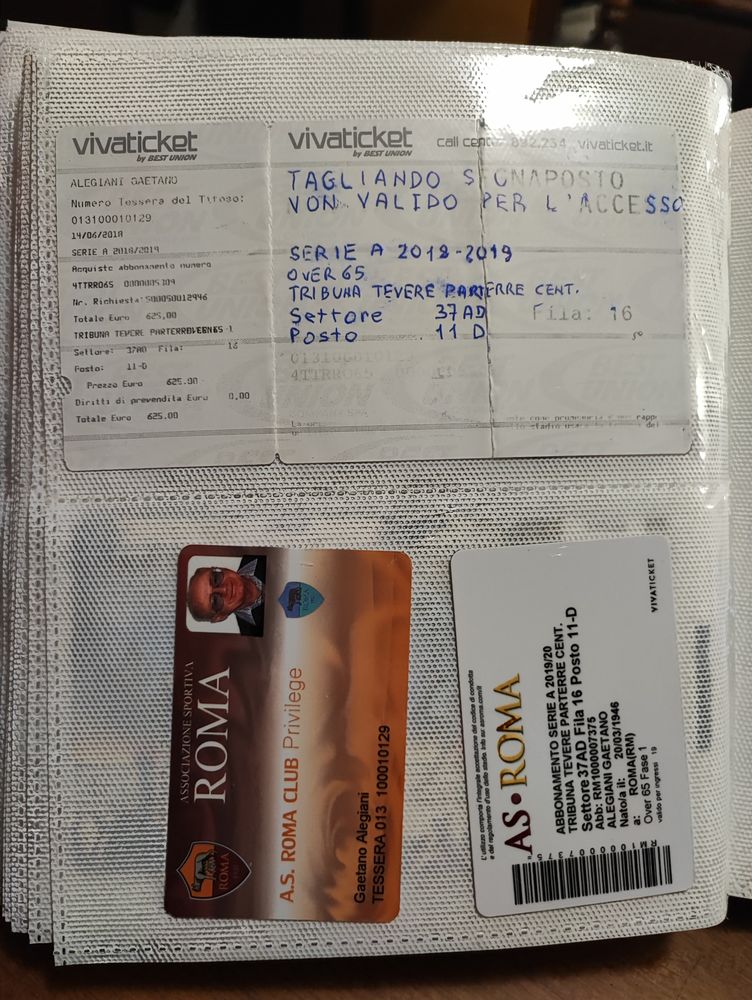 As Roma Gallery Image - La gallery dell'abbonato da 60 anni