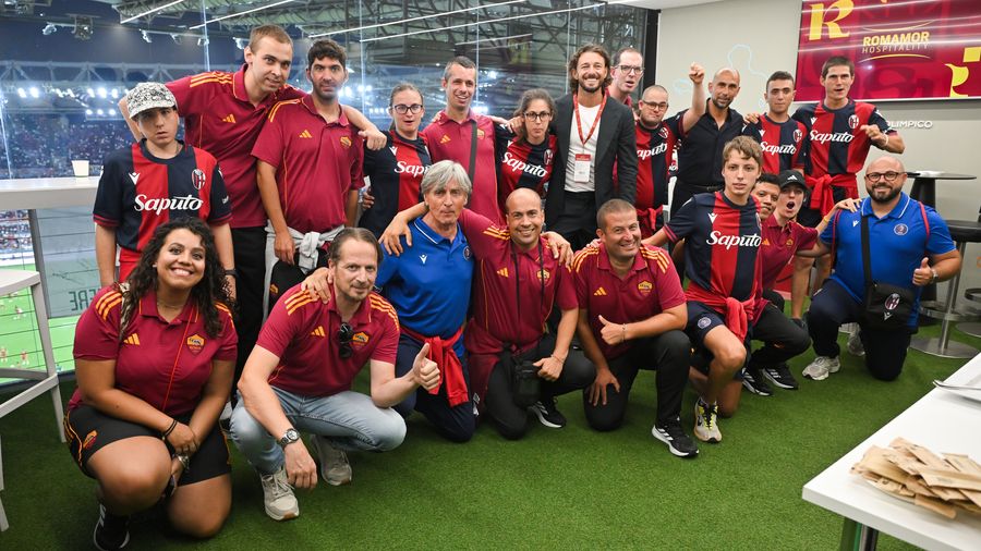 “Let’s Play Together”: le squadre Special di Roma e Bologna assistono al match nella Quiet Room dell’Olimpico