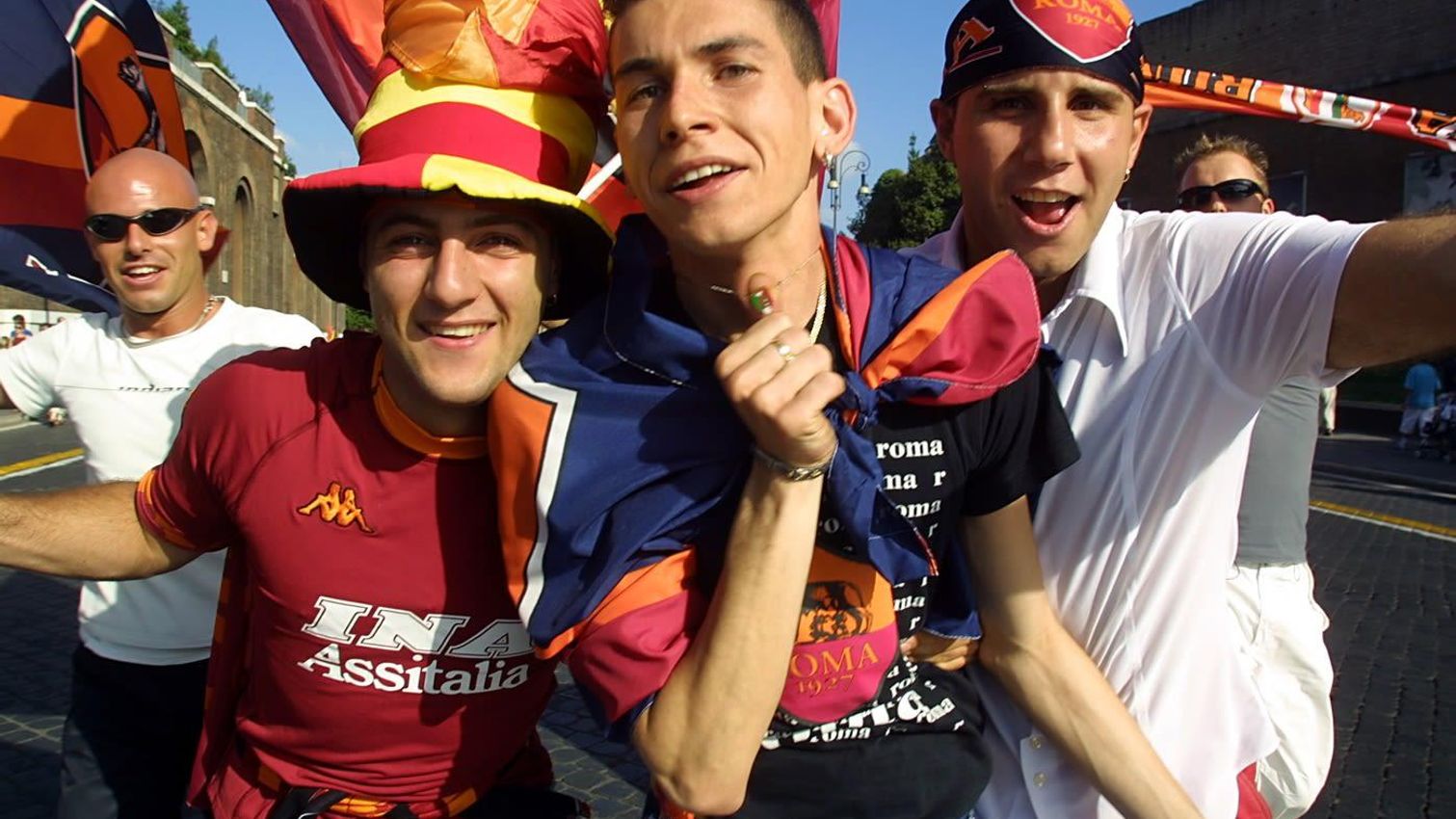 As Roma Gallery Image - 17 giugno 2001: la festa in 20 immagini straordinarie