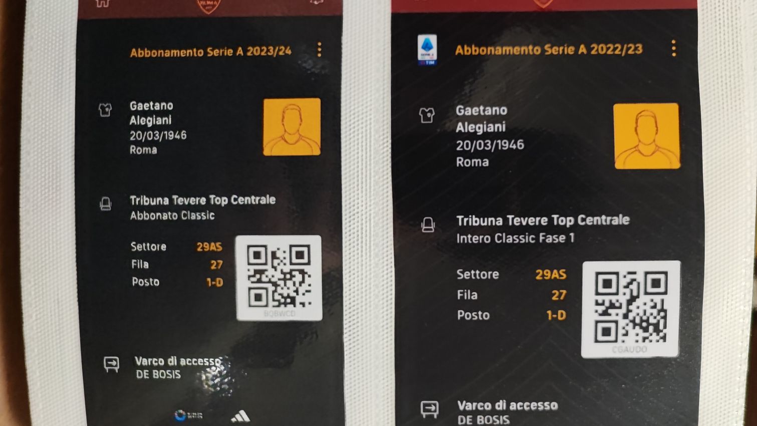 As Roma Gallery Image - La gallery dell'abbonato da 60 anni