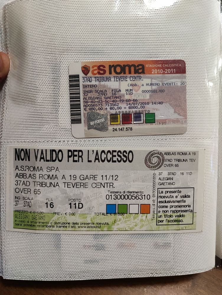 As Roma Gallery Image - La gallery dell'abbonato da 60 anni